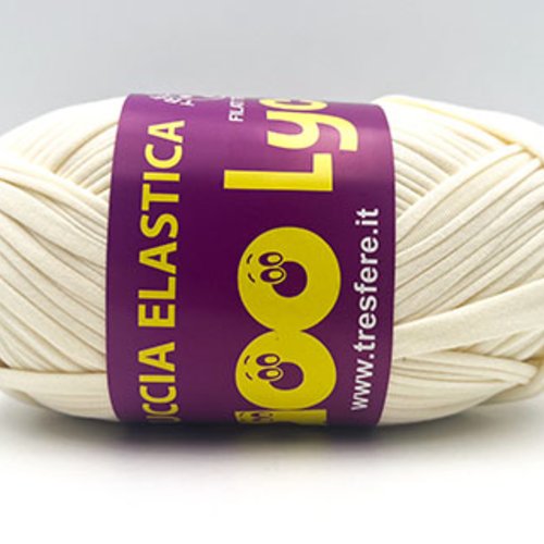 Fettuccia waoo  lycra  col 29 creme, trapilho lycra