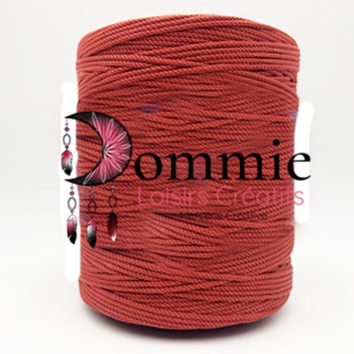 Magic sac 500 g  - 500 mètres  marron rouille 118 ,  cordon  thaî 100% polypropylène