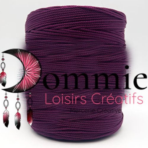 Magic sac 500 g  - 500 mètres  violet prune 160 ,  cordon  thaî 100% polypropylène