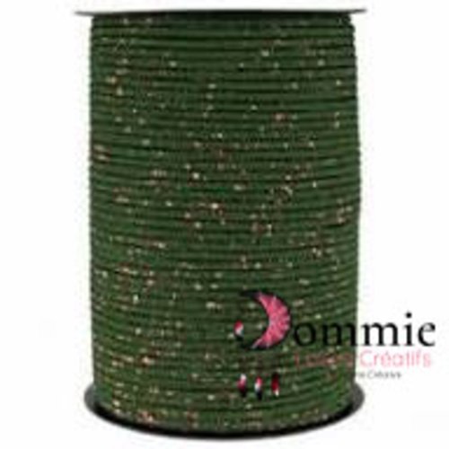 Magic sac vert kaki or col 18 -  thai cord glitter stafil 100% polypropylène