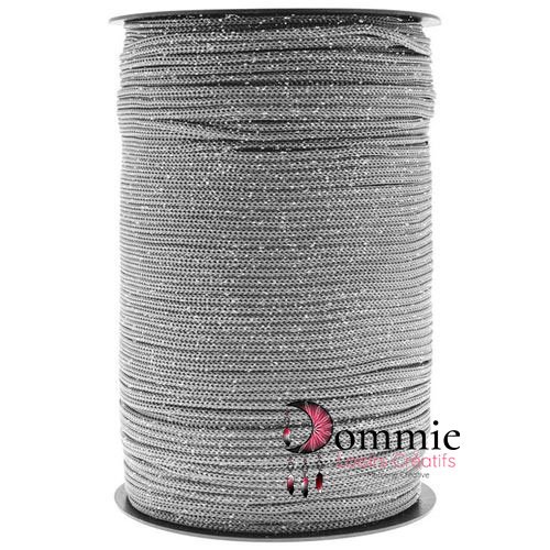 Magic sac gris argent col 29 -  thai cord glitter stafil 100% polypropylène