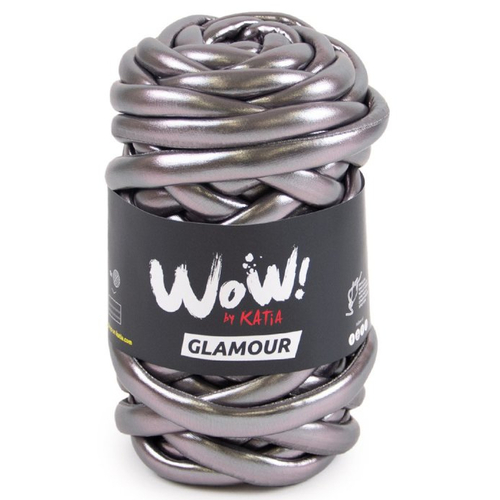 Wow  glamoor  - col 203 gris anthracite  - fil xxl pour tricoter sans aiguilles wow glamour - fils katia