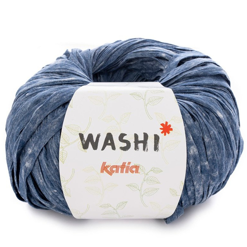 Trapilho paper washi, col 118  bleu jeans