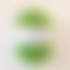 Pelote spongy créative bubble, de stafil couleur vert anis, éponges tawashi