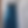 Robe bustier d'été ,mi longue en coton lycra bleu avec bretelles taille 36/38, longueur 88 cm.