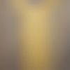 Robe tunique en crepe mousseline jaune,col en volant avec dentelle,taille 40-42 longueur 85 cm 