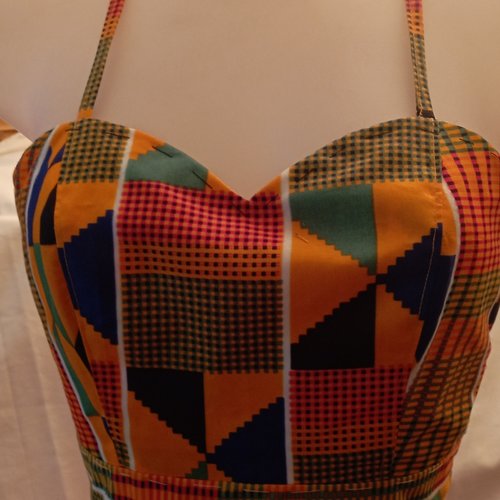 Haut en coton wax