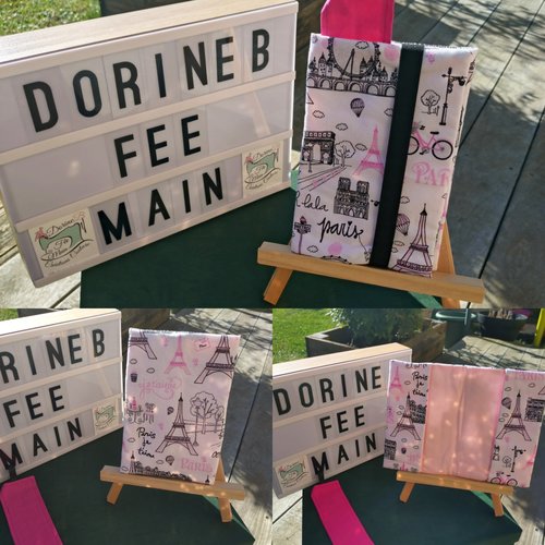 Protège livre et son marque page