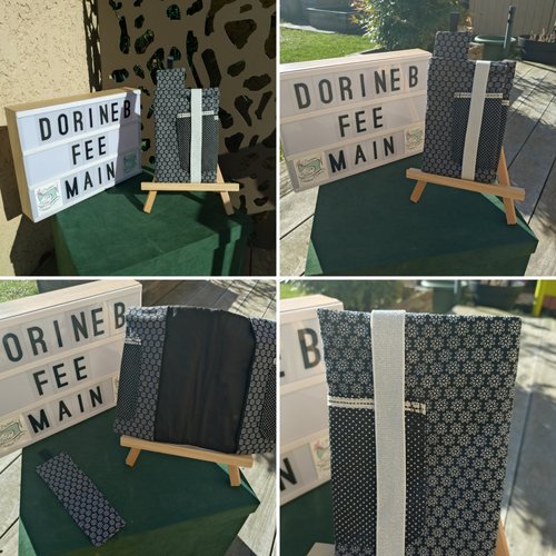 Protège livre et son marque page