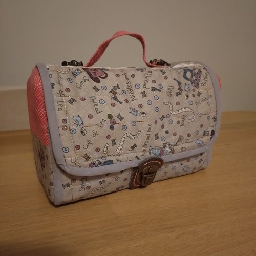 Trousse de toilette / vanity de voyage molletonné