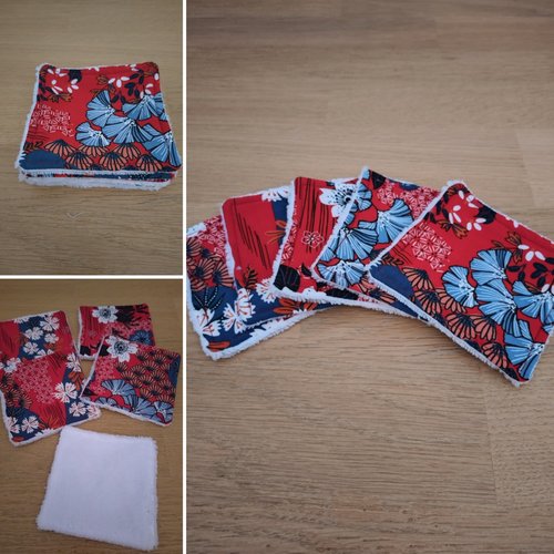 Lingettes démaquillantes lavables