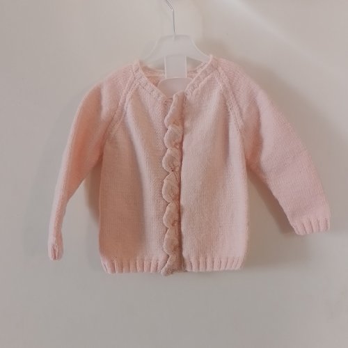 Gilet raffiné pour petite fille 12 mois