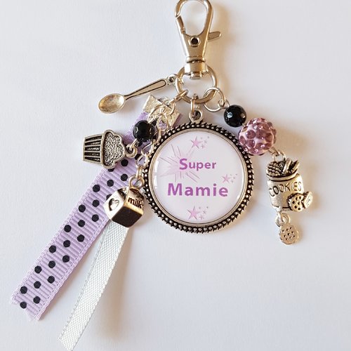 Porte Clef Super Mamie Cuisine Gateaux Cookies Idee Cadeau Noel Fete Des Mamies Grand Mere Anniversaire Un Grand Marche