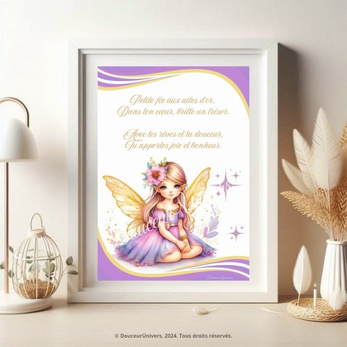 Affiche petite fée