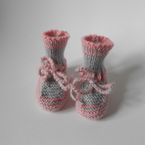 Chaussons en laine toute douce pour bébé 
