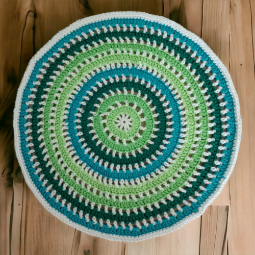 Napperon au crochet de 27 cm fait main