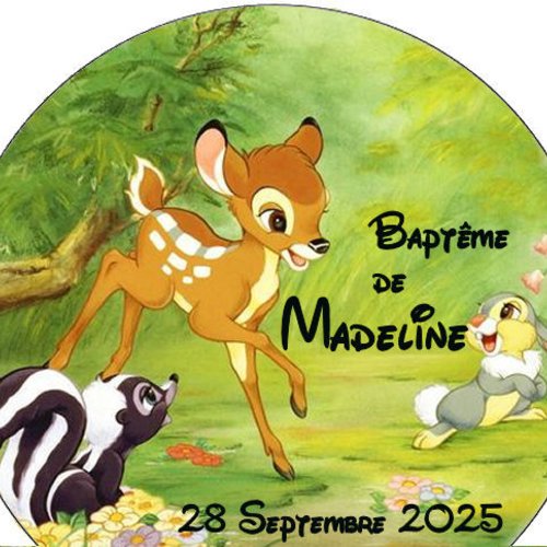 Boîtes à dragées bambi