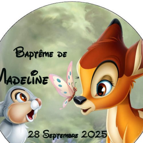Boîtes à dragées bambi