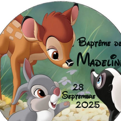 Boîtes à dragées bambi