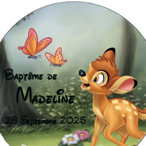 Boîtes à dragées bambi