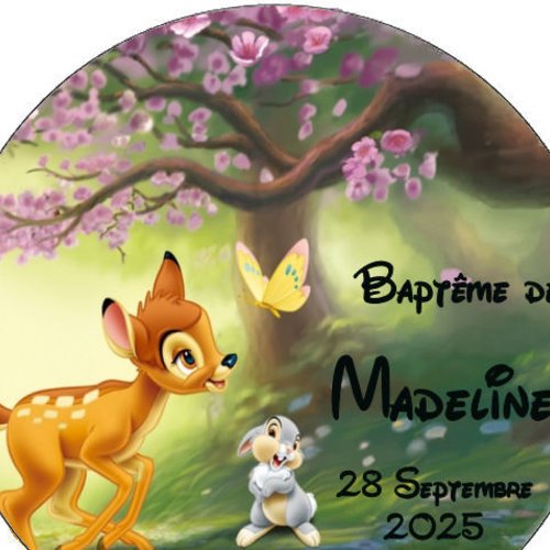 Boîtes à dragées bambi