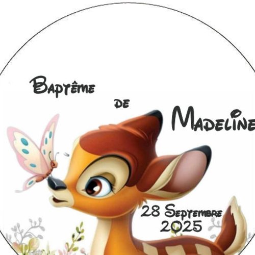 Boîtes à dragées bambi