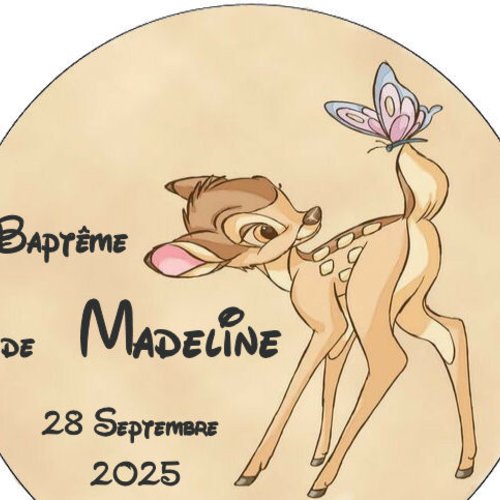 Boîtes à dragées bambi