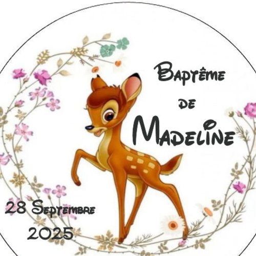 Boîtes à dragées bambi