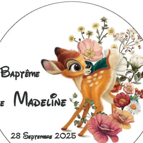 Boîtes à dragées bambi