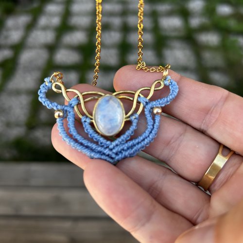 Collier pierre de lune