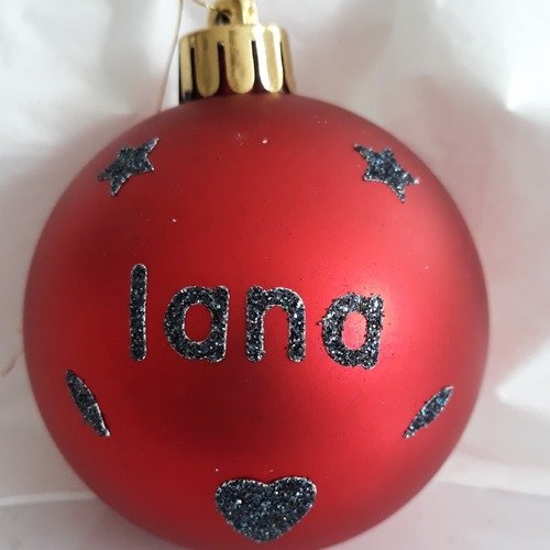 Boule de noel personnalisee