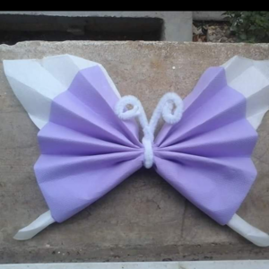 Pliage De Serviette En Papier 2 Couleurs Fleur Excellent Pliage