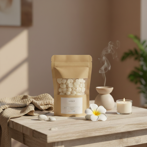 Pépites de cire d'olive végétal senteur monoï ( 50g)