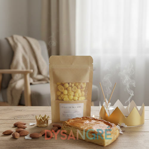 Pépites de cire d'olive végétal senteur galette des rois ( 50g)