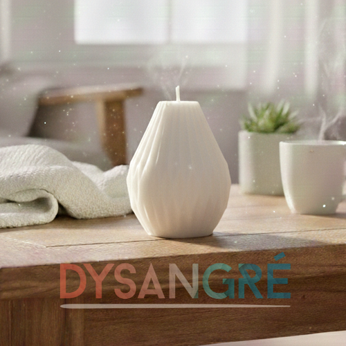 Bougie bijoux, parfum fleur de coton