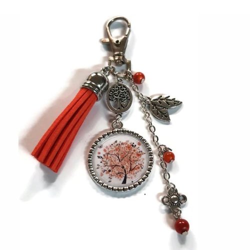 Porte clés arbre de vie, bijoux de sac arbre de vie