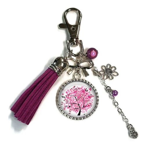 Porte clés arbre de vie, bijoux de sac arbre de vie