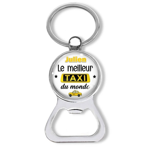 Votre prénom, porte clés taxi, cadeau taxi, porte clés personnalisable