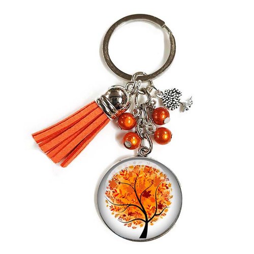 Porte clés arbre de vie, bijou de sac arbre vie