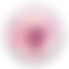 Cabochon ruban rose cancer du sein, verre ou résine, plusieurs tailles