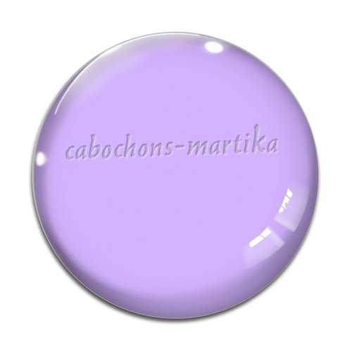 Cabochon unie violet ref 25-01, cabochon résine ou verre, plusieurs tailles