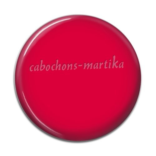 Cabochon rouge ref 90-01, cabochon résine ou verre, plusieurs tailles