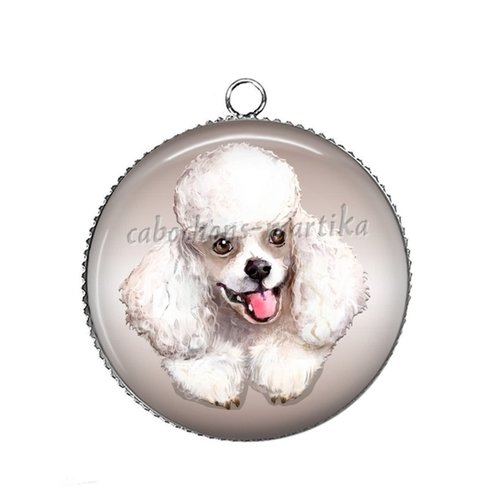 Pendentif cabochon chien