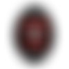 Cabochon mamie, ovale résine de 25 x 18 mm