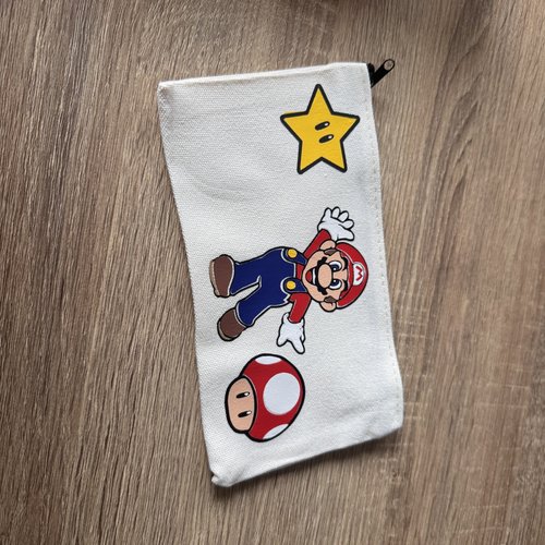 Pochette rangement mario