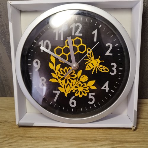Horloge ronde murale "abeilles"