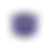 Photohore verre carré pailleté violet fluo strass argent