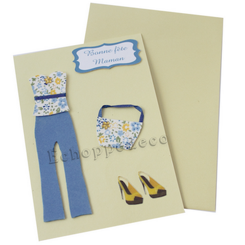 Bonne fête maman " tenue pantalon "
