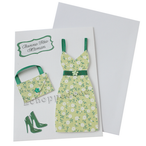 Bonne fête maman " tenue robe "