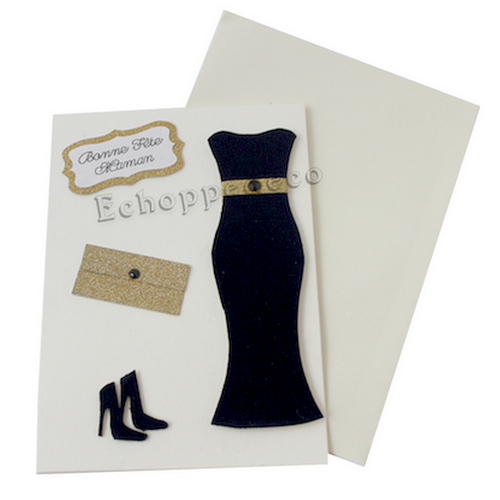 Bonne fête maman " tenue robe de soirée "